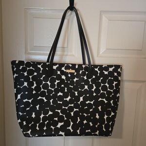 Kate Spade Black and White Tote Bag